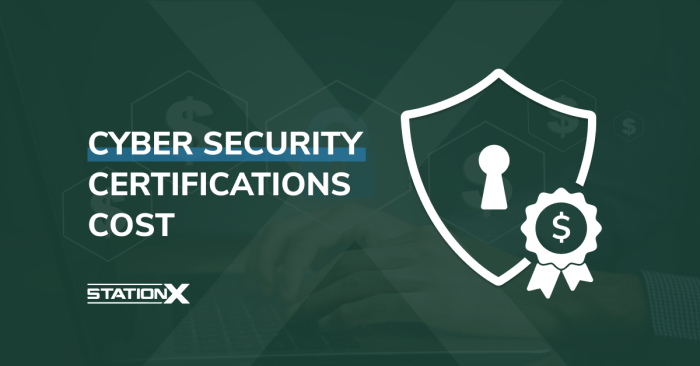 Cybersecurity Certification Cost For Professionals